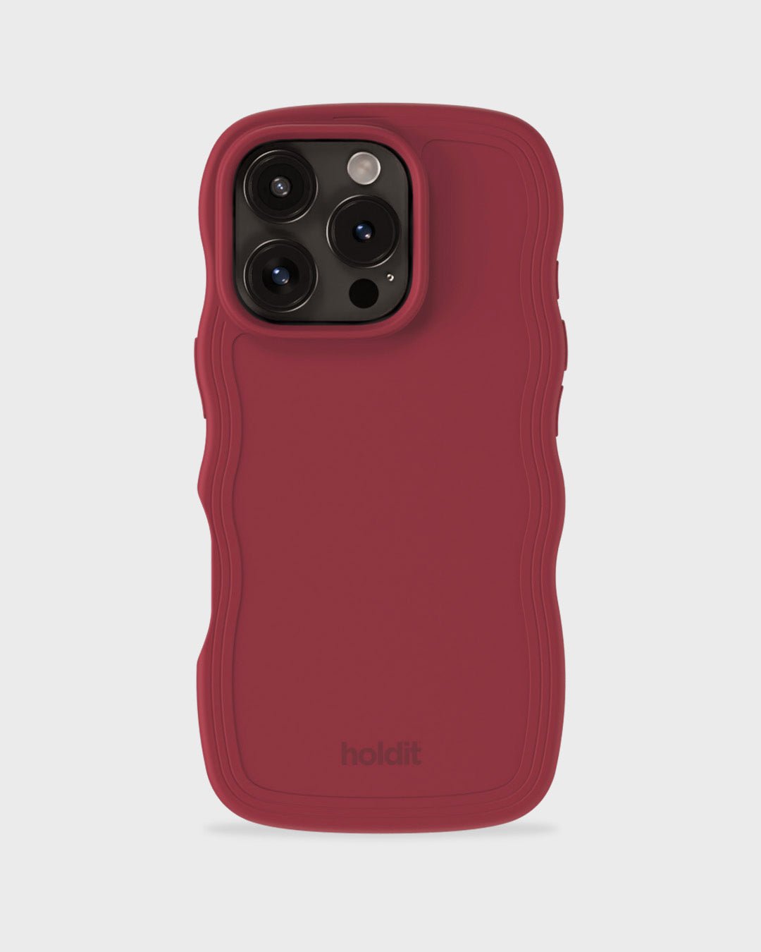 Kryt na iPhone HOLDIT Wavy Red Velvet | Lavly.cz