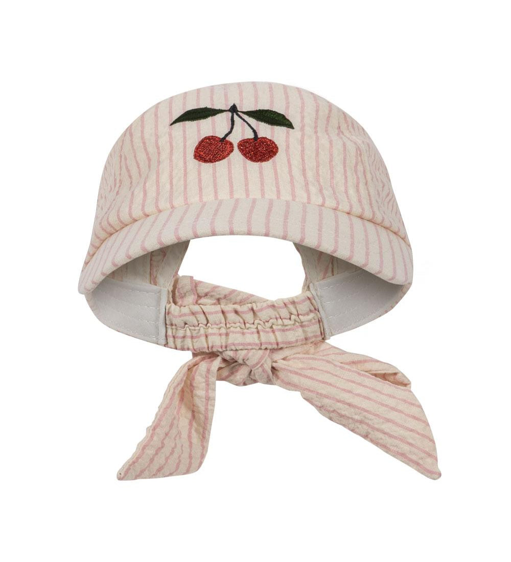 Kšiltovka s mašlí KONGES SLOJD Elli Peony Stripe | Stylové doplňky pro děti a ženy | Lavly.cz