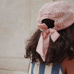 Kšiltovka s mašlí KONGES SLOJD Elli Peony Stripe | Stylové doplňky pro děti a ženy | Lavly.cz