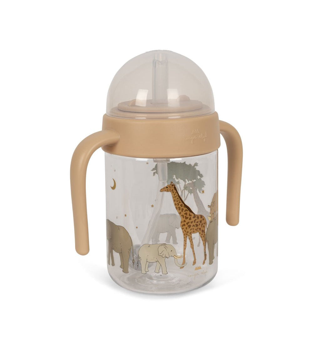 Láhev s oušky KONGES SLOJD Safari 330 ml | Stylové doplňky pro děti a ženy | Lavly.cz