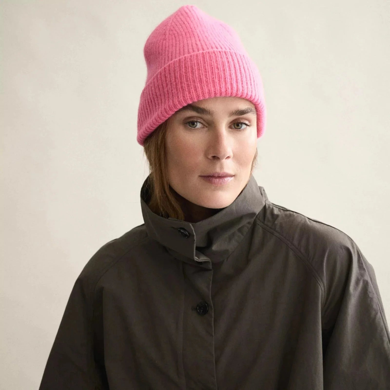 LE BONNET Čepice z jehněčí vlny Bubblegum | Lavly.cz