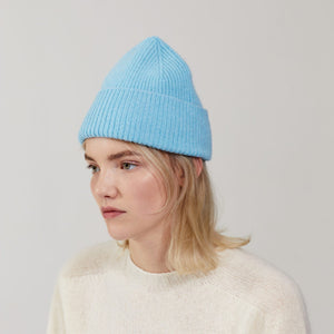 LE BONNET Beanie Aqua. Čiapka pre mamičky z jahňacej vlny