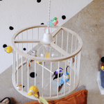 Lustr LAKALUK Birdcage bílý malý | Stylové doplňky pro děti a ženy | Lavly.cz