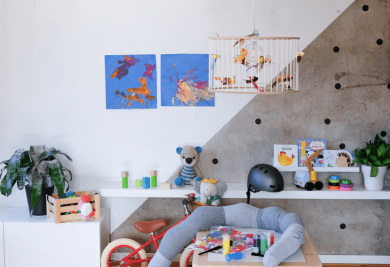 Lustr LAKALUK Birdcage bílý střední | Stylové doplňky pro děti a ženy | Lavly.cz