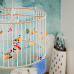 Lustr LAKALUK Birdcage bílý velký | Stylové doplňky pro děti a ženy | Lavly.cz