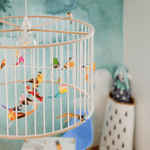 Lustr LAKALUK Birdcage bílý velký | Stylové doplňky pro děti a ženy | Lavly.cz