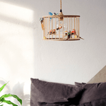 Lustr LAKALUK Birdcage přírodní malý | Stylové doplňky pro děti a ženy | Lavly.cz