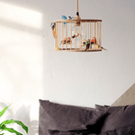 Lustr LAKALUK Birdcage přírodní malý | Stylové doplňky pro děti a ženy | Lavly.cz