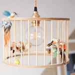 Lustr LAKALUK Birdcage přírodní malý | Stylové doplňky pro děti a ženy | Lavly.cz