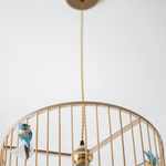 Lustr LAKALUK Birdcage přírodní střední | Stylové doplňky pro děti a ženy | Lavly.cz