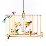 Lustr LAKALUK Birdcage přírodní střední | Stylové doplňky pro děti a ženy | Lavly.cz