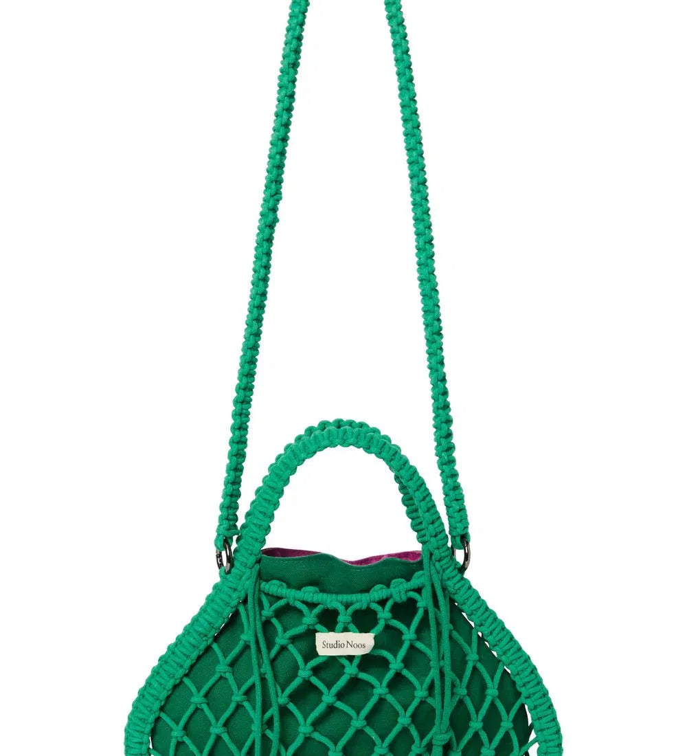 Macrame kabelka STUDIO NOOS Mini Handbag Green Purple Green | Lavly.cz