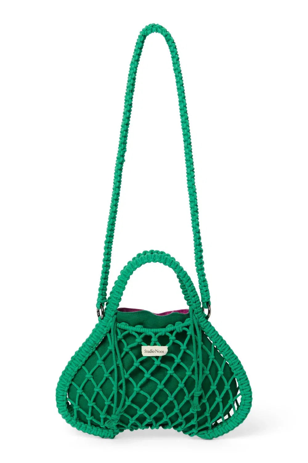 Macrame kabelka STUDIO NOOS Mini Handbag Green Purple Green | Lavly.cz