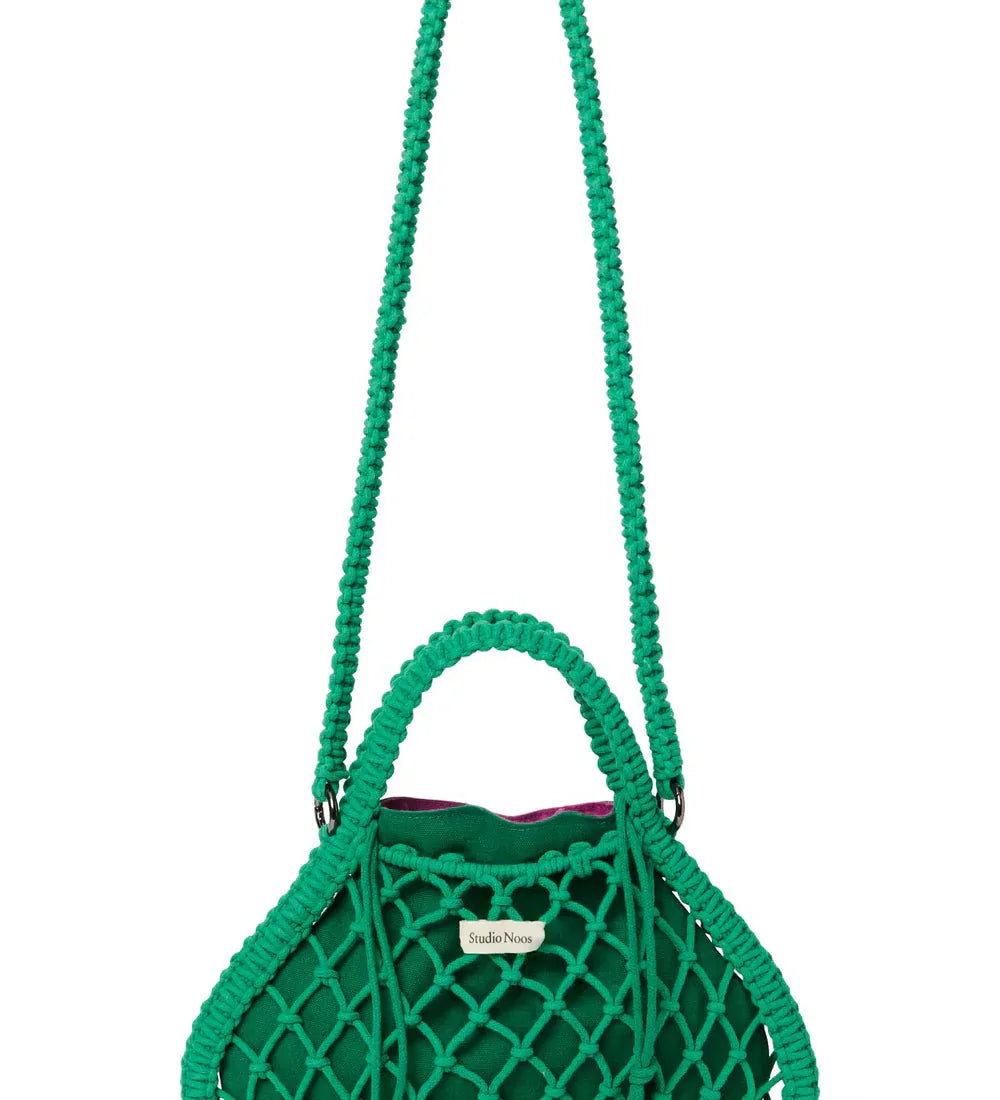 Macrame kabelka STUDIO NOOS Mini Handbag Green Purple Green | Lavly.cz