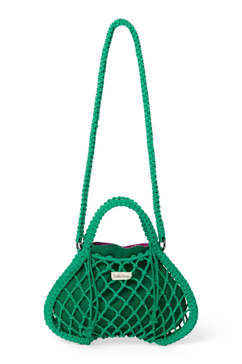 Macrame kabelka STUDIO NOOS Mini Handbag Green Purple Green | Lavly.cz