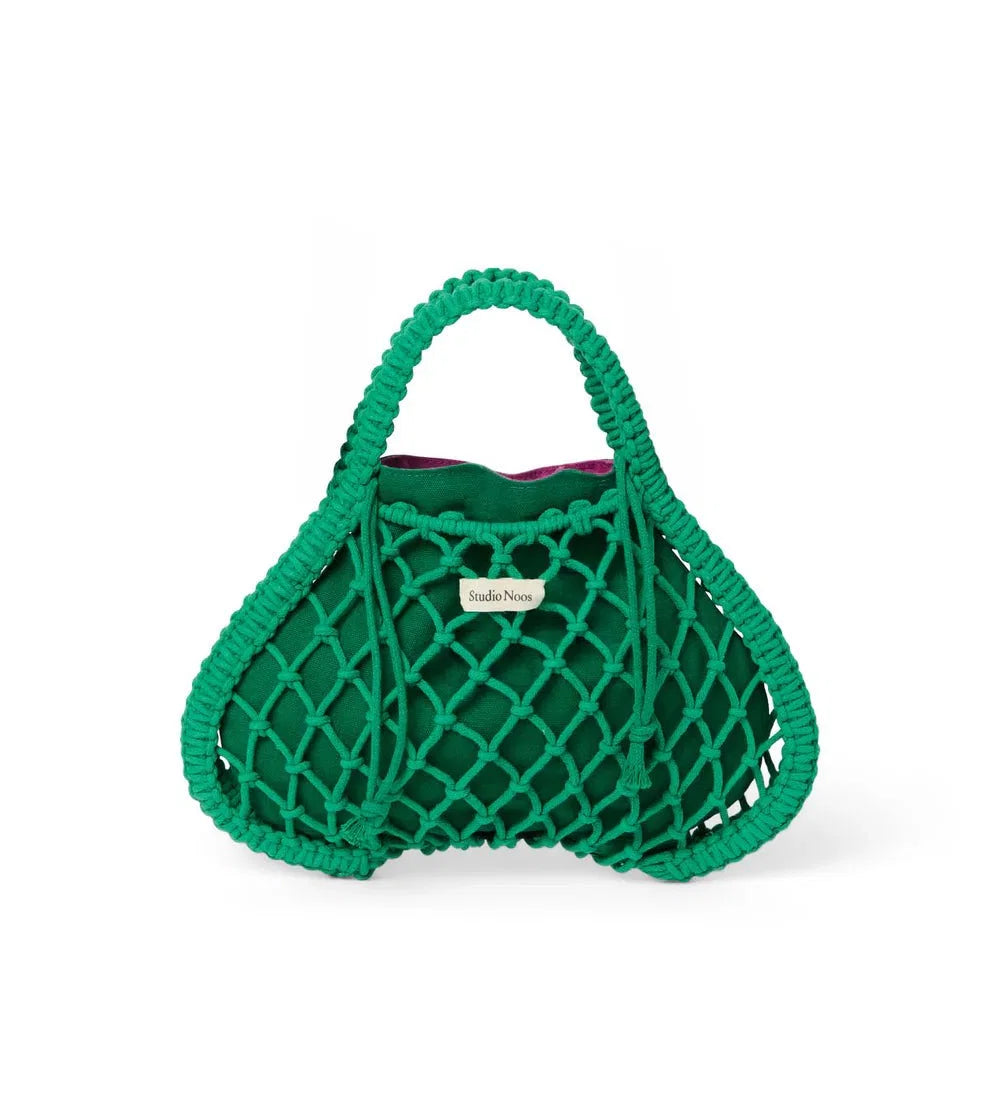 Macrame kabelka STUDIO NOOS Mini Handbag Green Purple Green | Lavly.cz