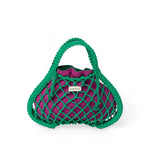 Macrame kabelka STUDIO NOOS Mini Handbag Green Purple Green | Lavly.cz
