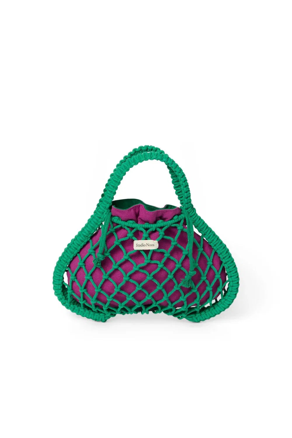 Macrame kabelka STUDIO NOOS Mini Handbag Green Purple Green | Lavly.cz