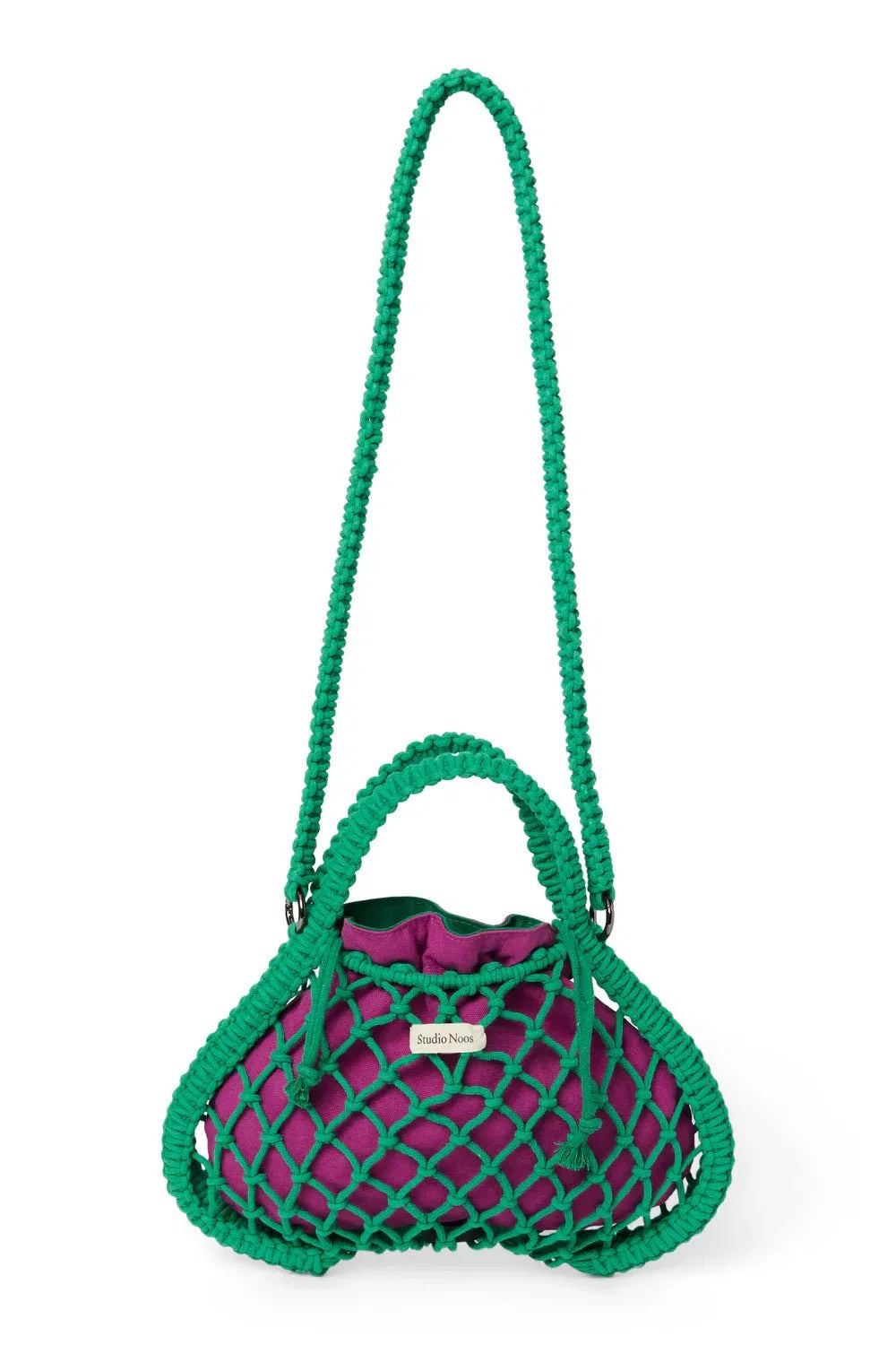 Macrame kabelka STUDIO NOOS Mini Handbag Green Purple Green | Lavly.cz