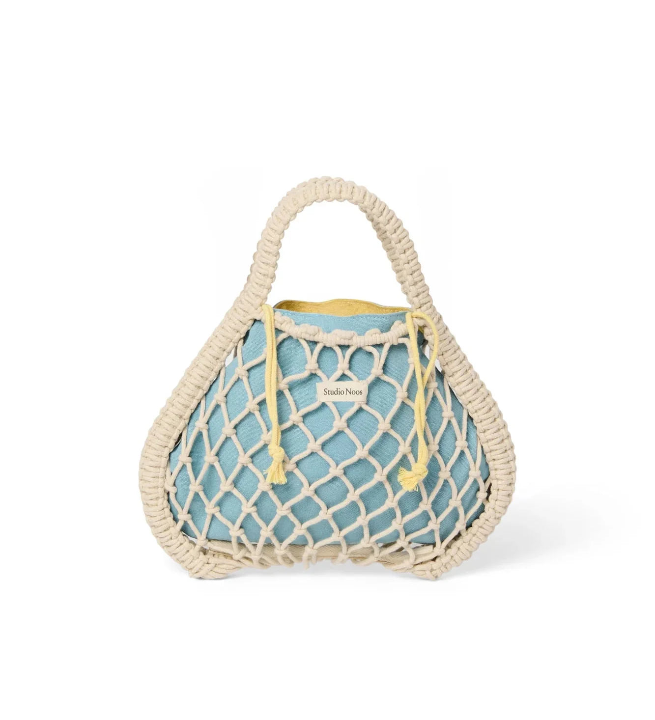 Macrame kabelka STUDIO NOOS Mini Handbag Natural Blue Yellow | Lavly.cz