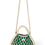 Macrame kabelka STUDIO NOOS Mini Handbag Natural Purple Green | Lavly.cz