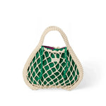 Macrame kabelka STUDIO NOOS Mini Handbag Natural Purple Green | Lavly.cz