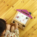 Magnetická kreslicí tabulka Oekaki Domeček s kočičkou | Stylové doplňky pro děti a ženy | Lavly.cz