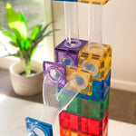 Magnetická kuličková dráha CONNETIX Rainbow Ball Run Pack 92 dílů | Stylové doplňky pro děti a ženy | Lavly.cz