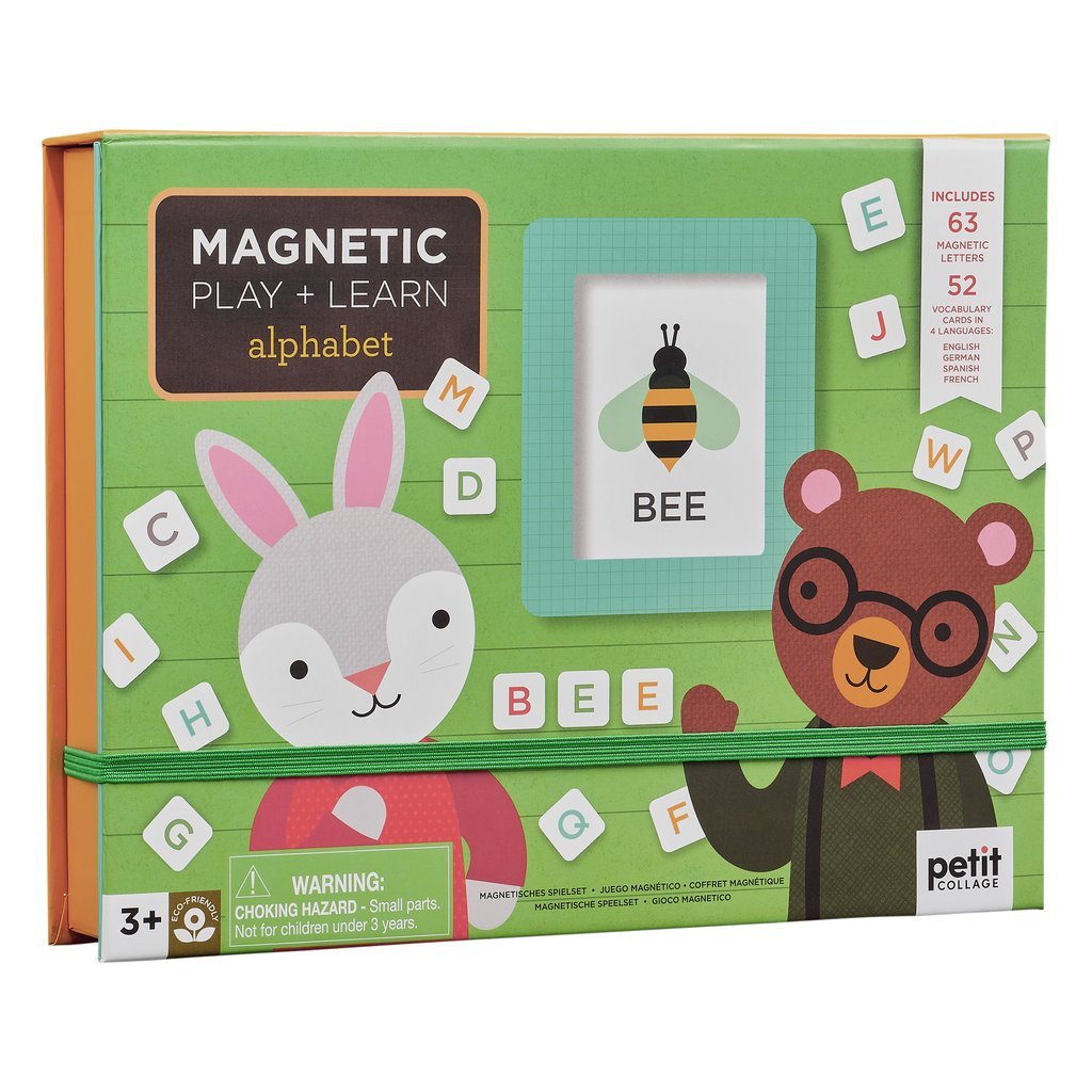 Magnetické puzzle Abeceda - Učíme se jazyky PETIT COLLAGE | Stylové doplňky pro děti a ženy | Lavly.cz