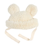 Merino čepice s oušky BINIBAMBA Teddy Hat Milk | Stylové doplňky pro děti a ženy | Lavly.cz