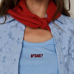 Merino šátek THE STICKY SIS CLUB Chilli | Lavly.cz