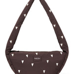 Mini crossbody taška STUDIO NOOS Brown Hearts Puffy | Lavly.cz