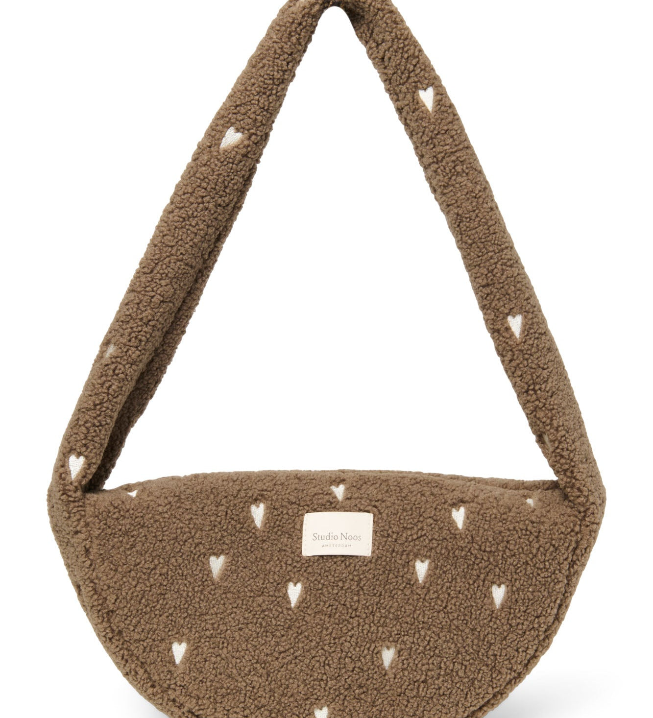 Mini crossbody taška STUDIO NOOS Brown Teddy Hearts | Stylové doplňky pro děti a ženy | Lavly.cz