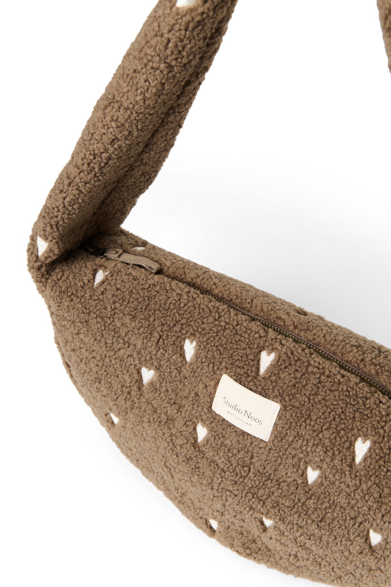 Mini crossbody taška STUDIO NOOS Brown Teddy Hearts | Stylové doplňky pro děti a ženy | Lavly.cz