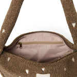 Mini crossbody taška STUDIO NOOS Brown Teddy Hearts | Stylové doplňky pro děti a ženy | Lavly.cz