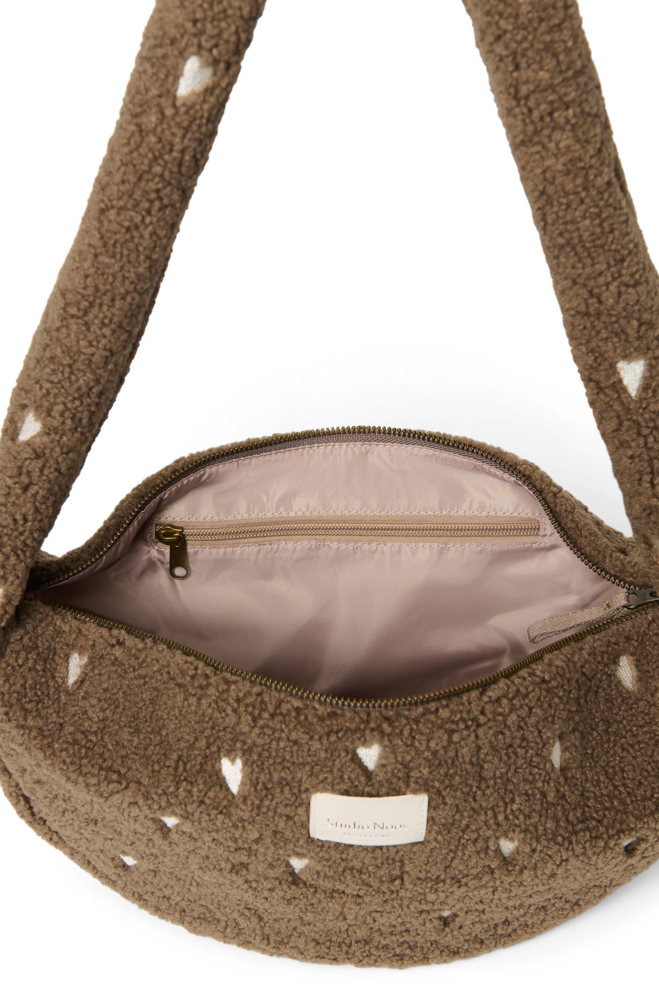 Mini crossbody taška STUDIO NOOS Brown Teddy Hearts | Stylové doplňky pro děti a ženy | Lavly.cz