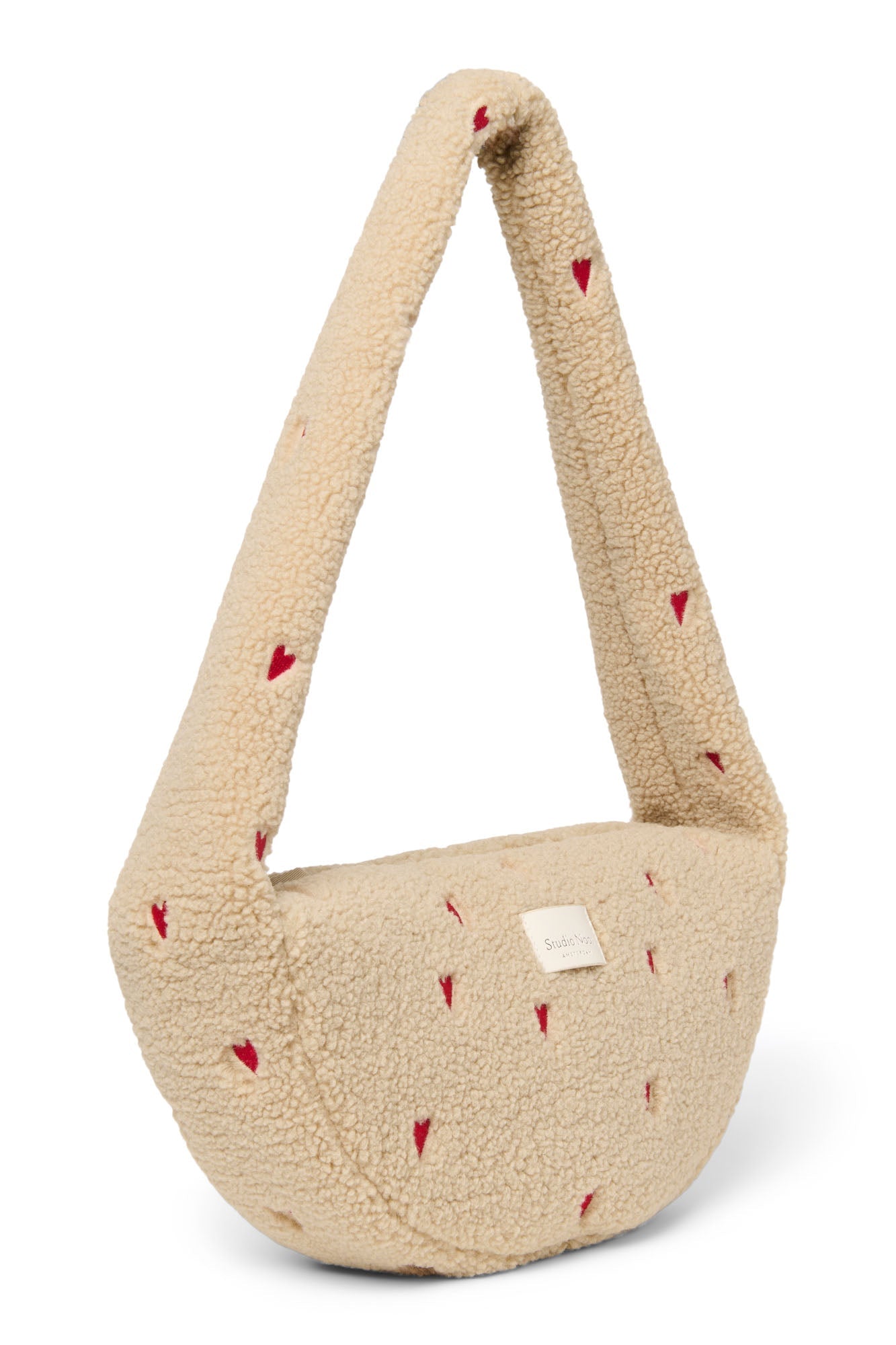 Mini crossbody taška STUDIO NOOS Ecru Teddy Hearts | Stylové doplňky pro děti a ženy | Lavly.cz