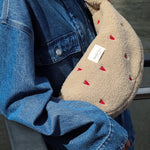 Mini crossbody taška STUDIO NOOS Ecru Teddy Hearts | Stylové doplňky pro děti a ženy | Lavly.cz