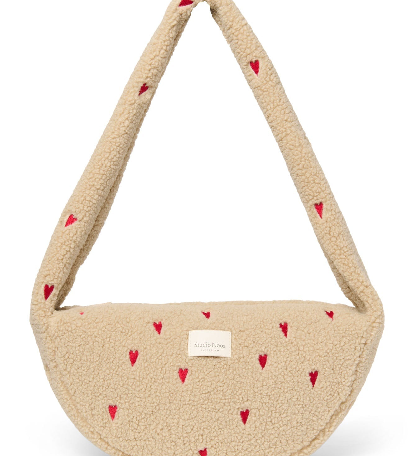 Mini crossbody taška STUDIO NOOS Ecru Teddy Hearts | Stylové doplňky pro děti a ženy | Lavly.cz