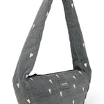 Mini crossbody taška STUDIO NOOS Grey Denim Hearts | Stylové doplňky pro děti a ženy | Lavly.cz