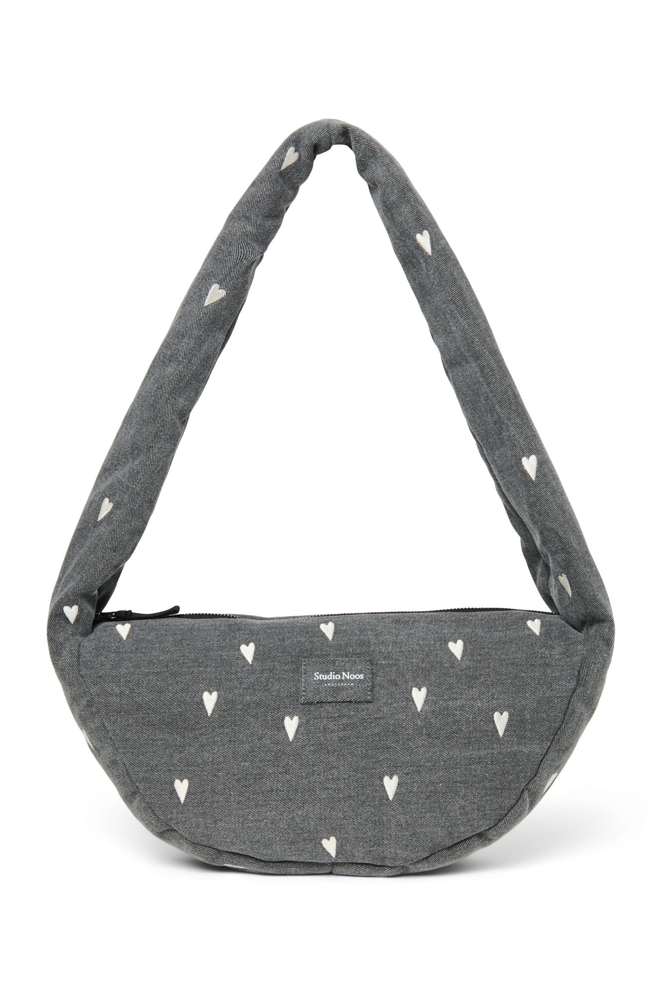 Mini crossbody taška STUDIO NOOS Grey Denim Hearts | Stylové doplňky pro děti a ženy | Lavly.cz