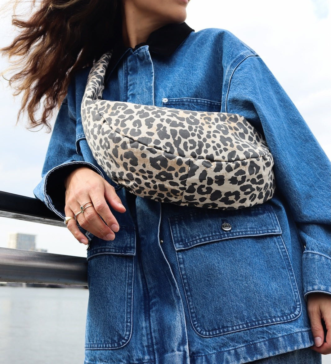 Mini crossbody taška STUDIO NOOS Soft Cotton Leopard | Stylové doplňky pro děti a ženy | Lavly.cz