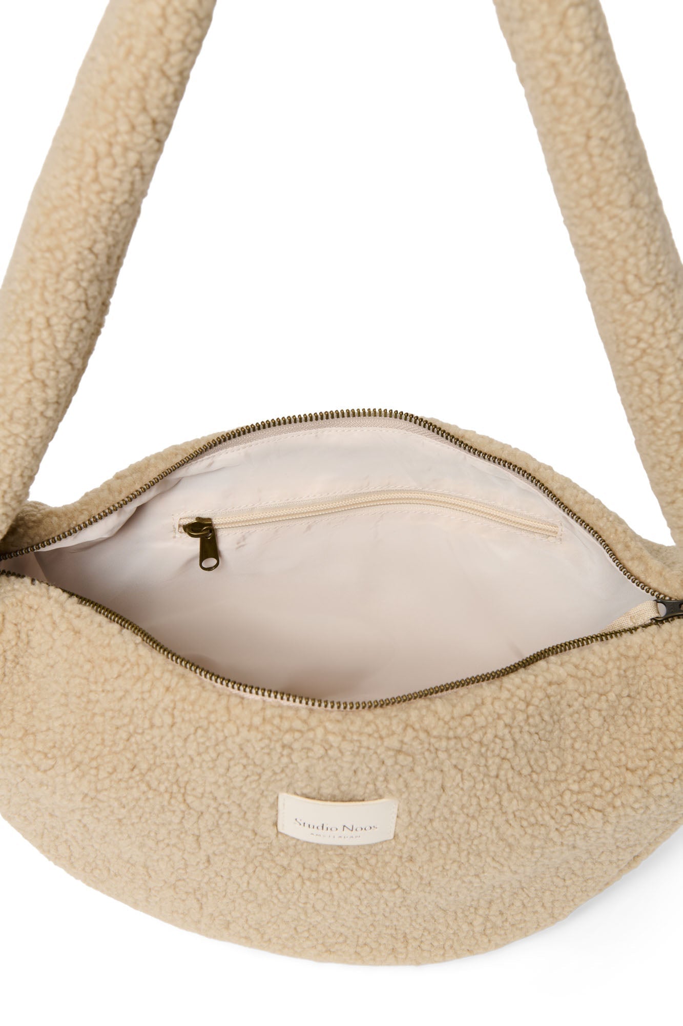 Mini crossbody taška STUDIO NOOS Teddy Ecru | Stylové doplňky pro děti a ženy | Lavly.cz