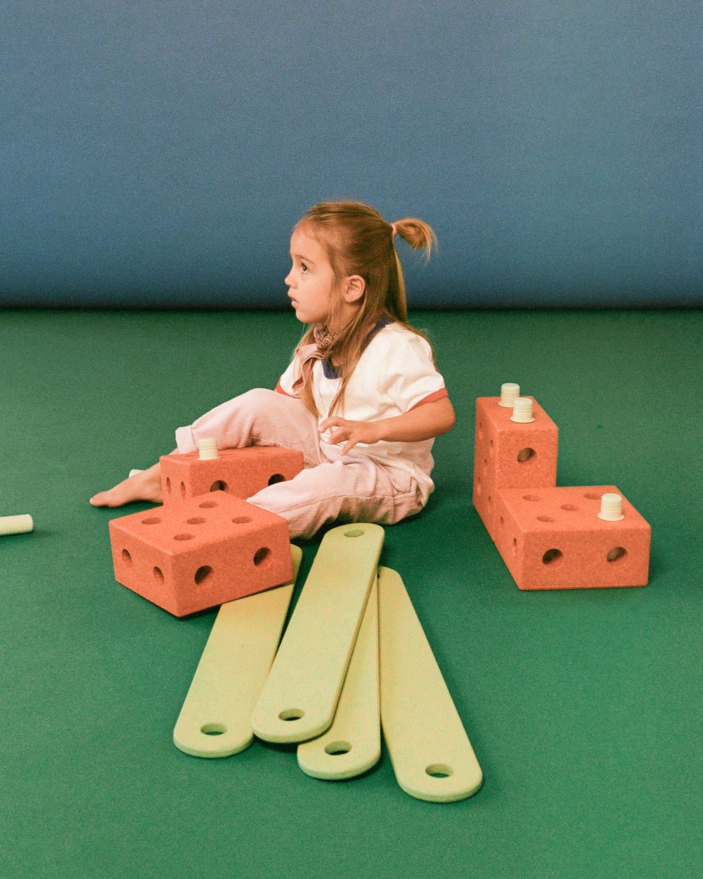 MODU Balanční dráha Burnt Orange / Dusty Green | Stylové doplňky pro děti a ženy | Lavly.cz