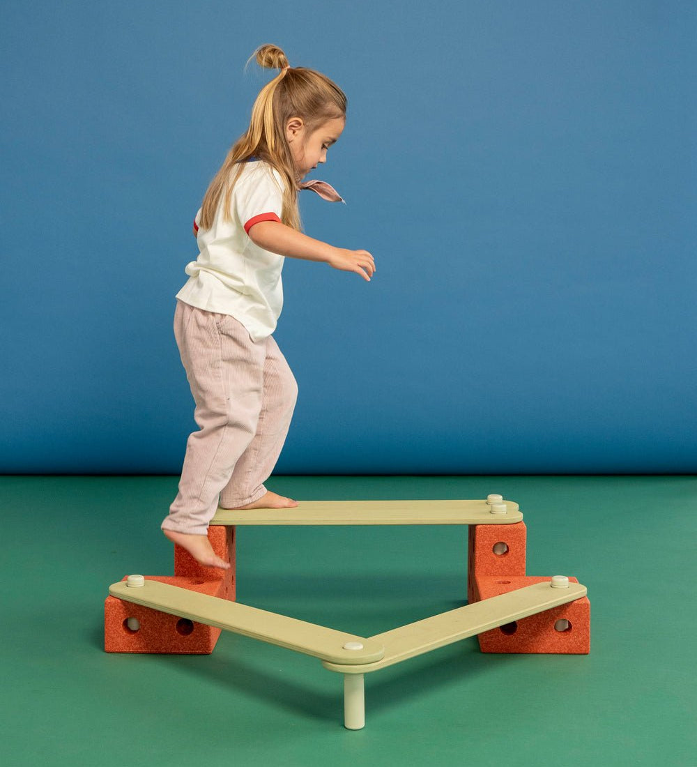 MODU Balanční dráha Burnt Orange / Dusty Green | Stylové doplňky pro děti a ženy | Lavly.cz