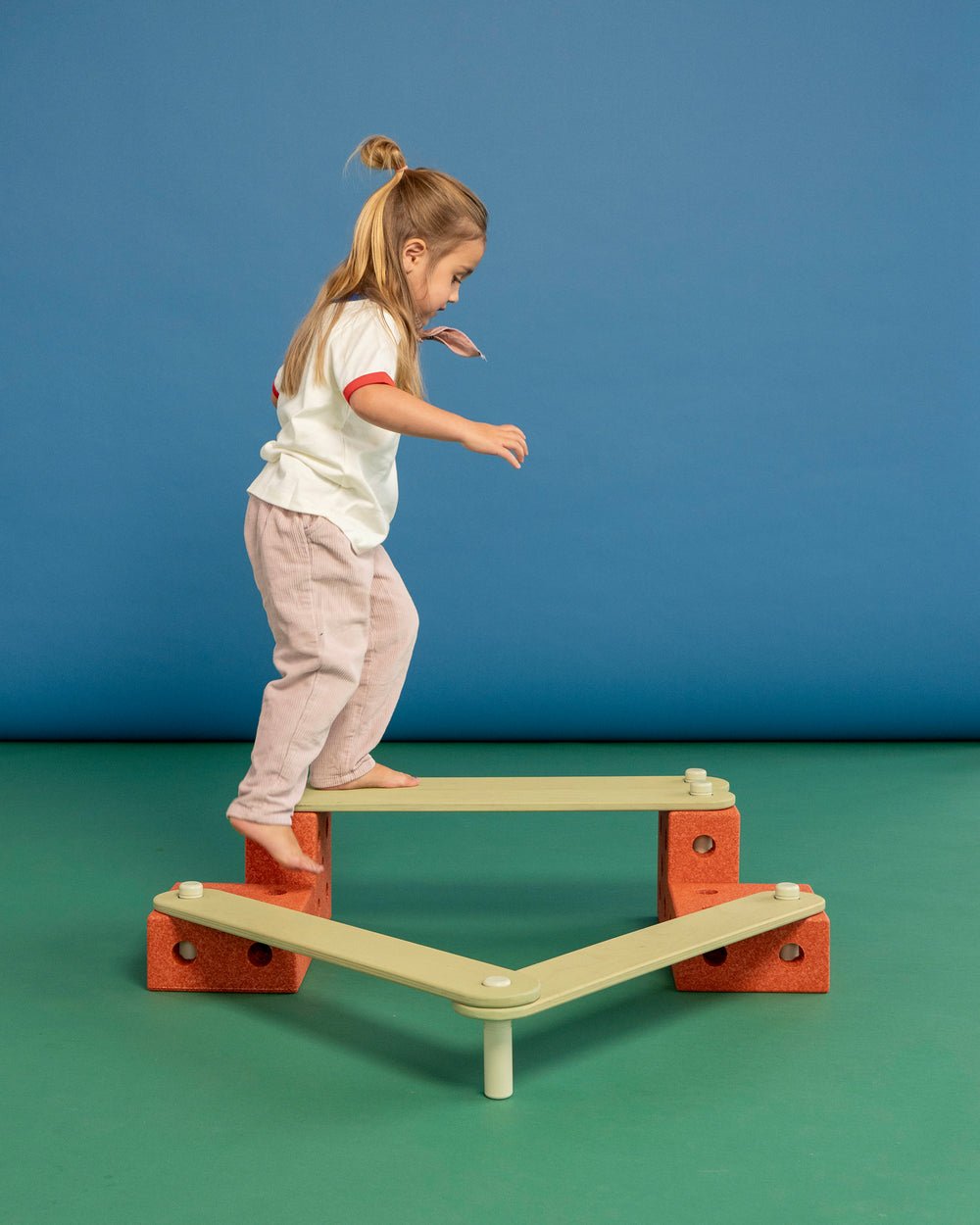 MODU Balanční dráha Burnt Orange / Dusty Green | Stylové doplňky pro děti a ženy | Lavly.cz