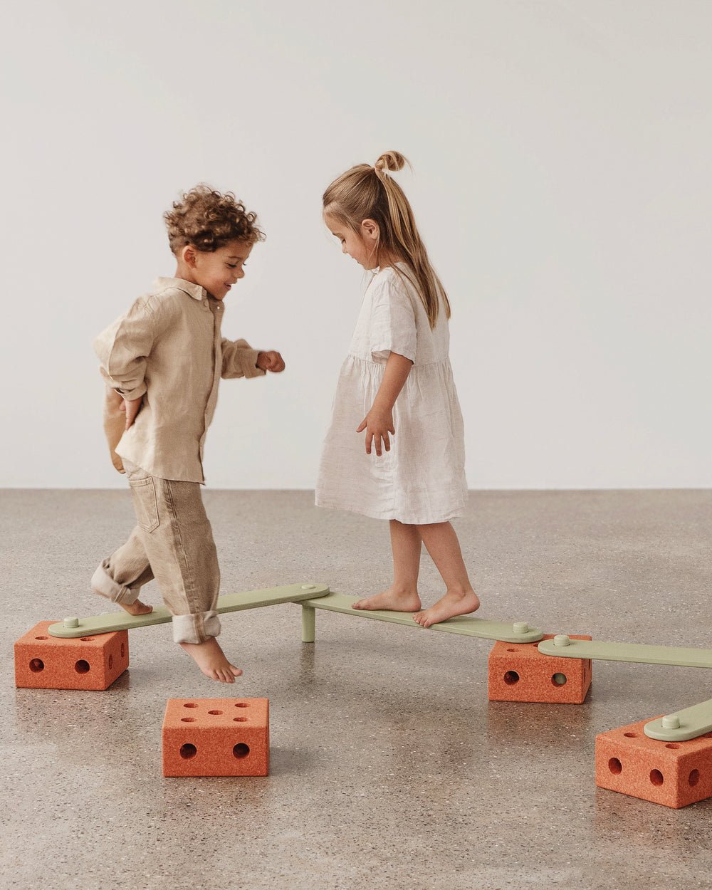 MODU Balanční dráha Burnt Orange / Dusty Green | Stylové doplňky pro děti a ženy | Lavly.cz