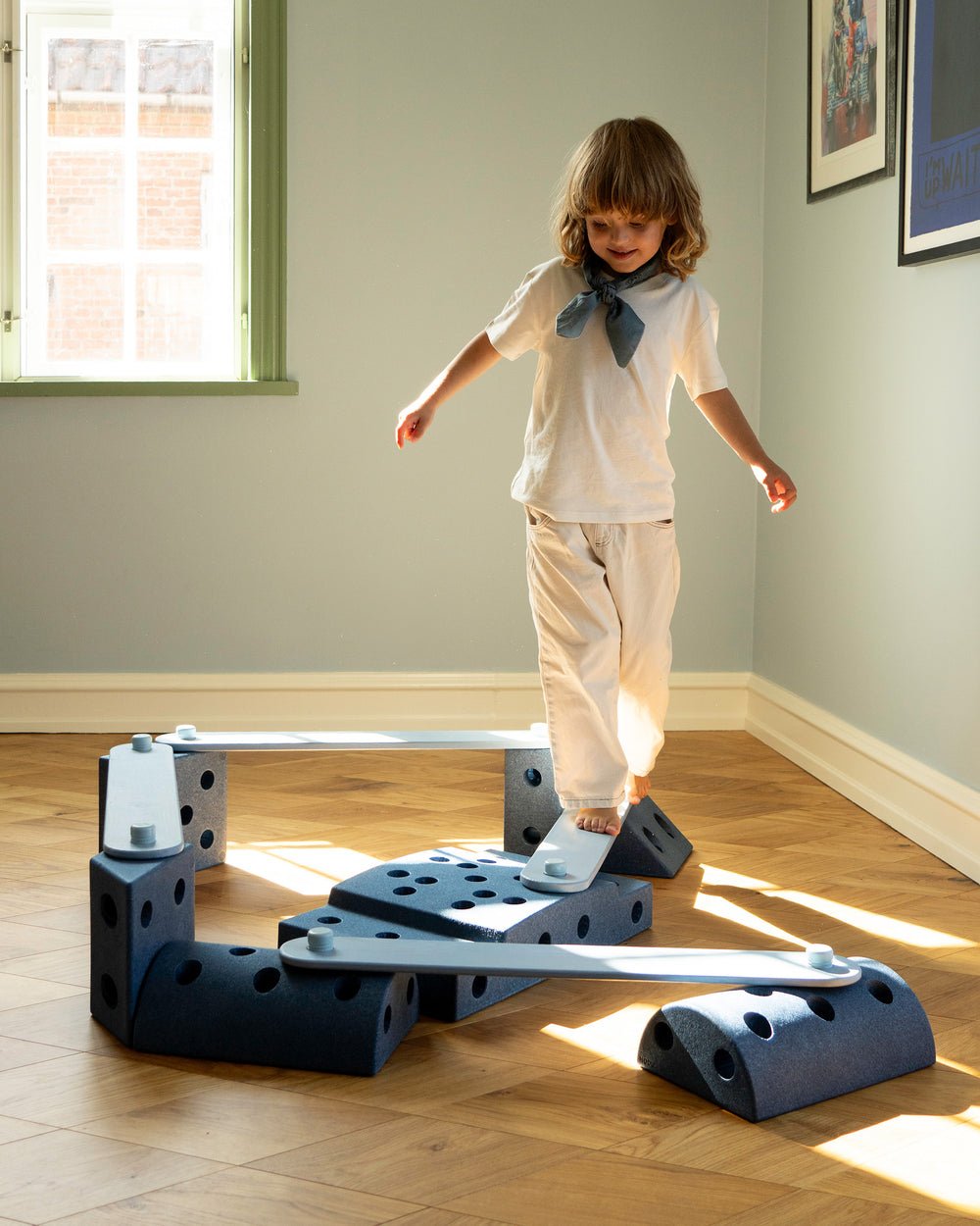 MODU Balanční kladiny Dusty Sky Blue | Stylové doplňky pro děti a ženy | Lavly.cz