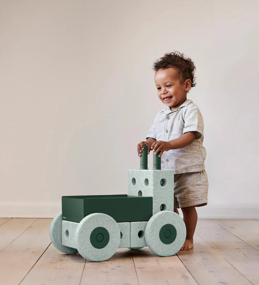 MODU Chodítko 3v1 Baby Walker Ocean Mint / Forest Green | Lavly.cz