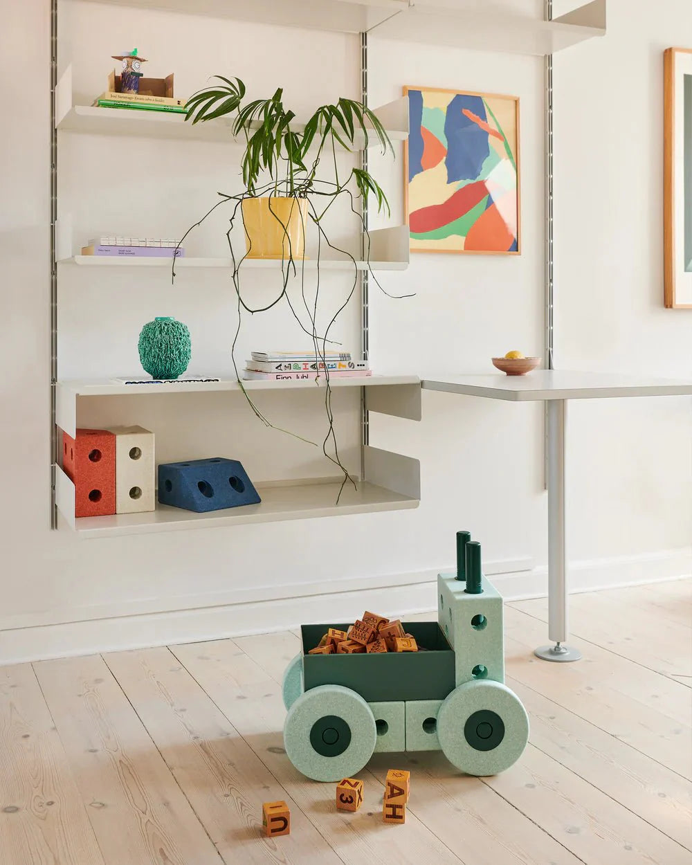 MODU Chodítko 3v1 Baby Walker Ocean Mint / Forest Green | Lavly.cz